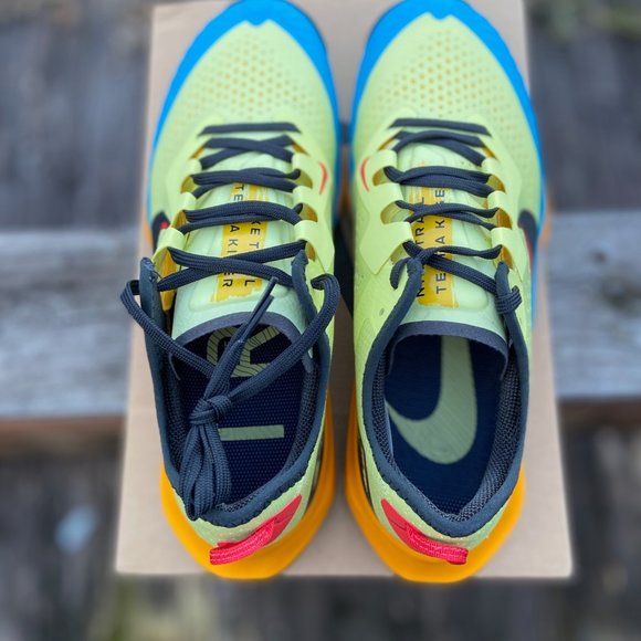 Nike Air Zoom Terra Kiger 7 Hiking Shoes CW6062-300 Lime Laser Blue Men NEW main image 13